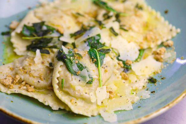 Home Made Pumpkin Ravioli