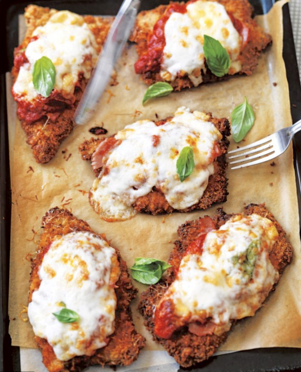 Baked Veal Parmeggiana Platter